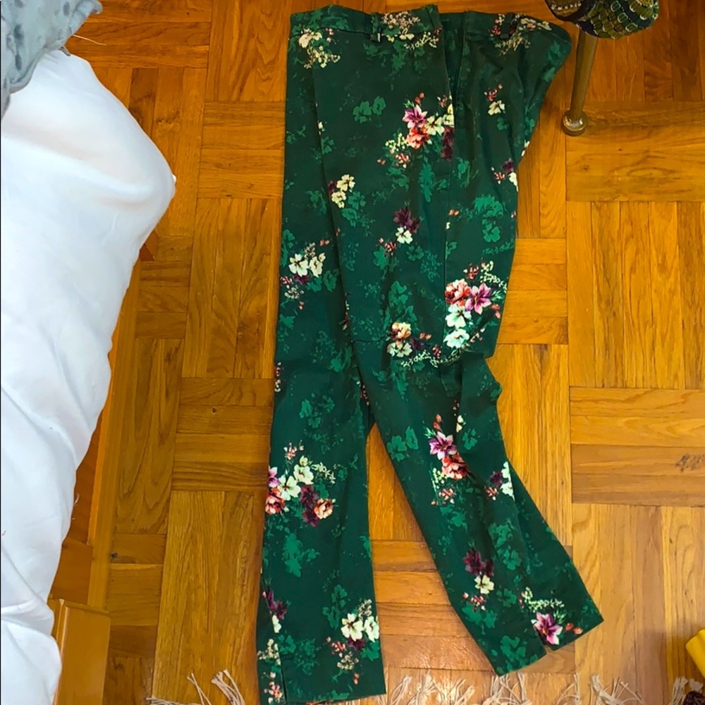 Floral dress pants